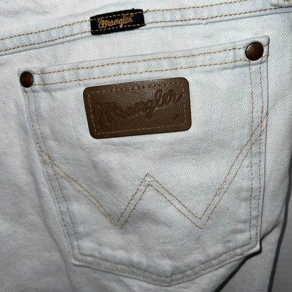 Wrangler Pro Rodeo Jeans Men's 38x34 White - Picture 3 of 6